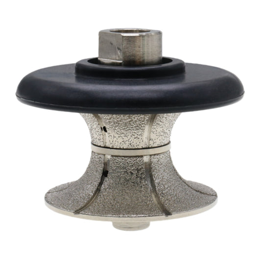 StoneDT Full Bullnose Diamond Profile Wheel, Hand Profiler Router Bit Wheel for Granite Marble Concrete, 40/50 Grit, Shape V, 5/8鋳-11 Thread
