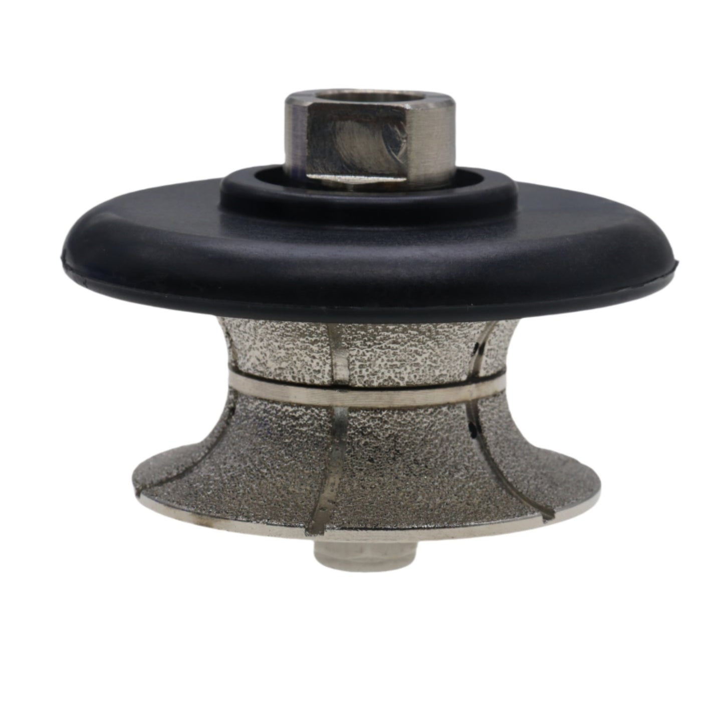 StoneDT Full Bullnose Diamond Profile Wheel, Hand Profiler Router Bit Wheel for Granite Marble Concrete, 40/50 Grit, Shape V, 5/8鋳-11 Thread
