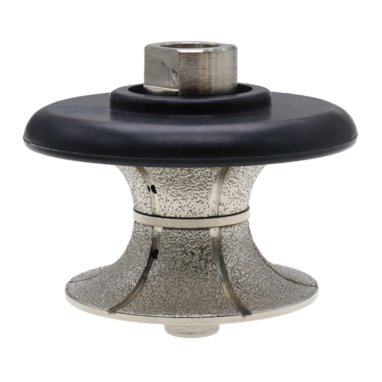 StoneDT Full Bullnose Diamond Profile Wheel, Hand Profiler Router Bit Wheel for Granite Marble Concrete, 40/50 Grit, Shape V, 5/8鋳-11 Thread