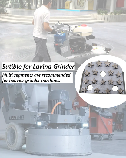 Diamond Grinding Shoes, 9PCS Concrete Grinding Disc Fit with Lavina Onfloor Grinder