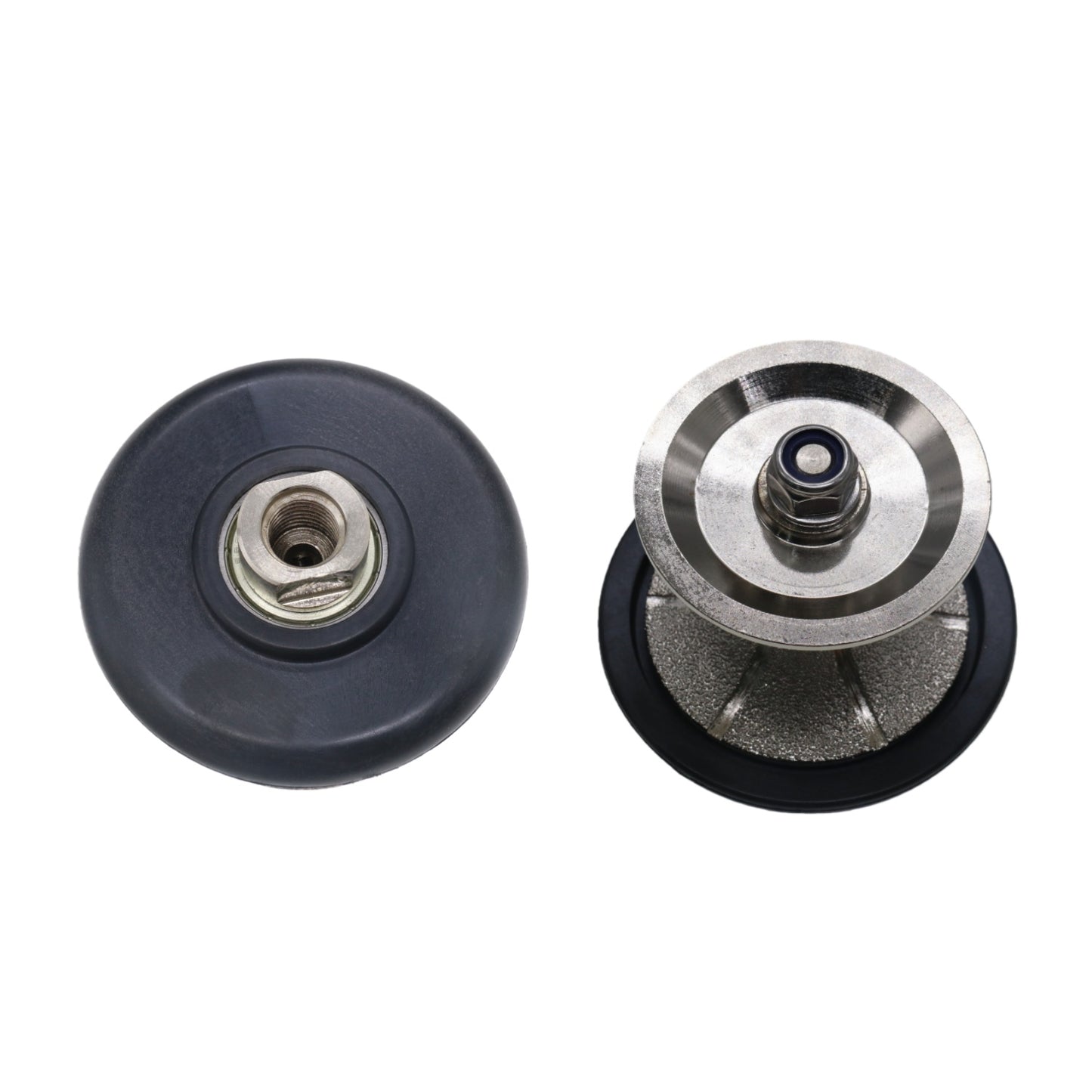StoneDT Full Bullnose Diamond Profile Wheel, Hand Profiler Router Bit Wheel for Granite Marble Concrete, 40/50 Grit, Shape V, 5/8鋳-11 Thread