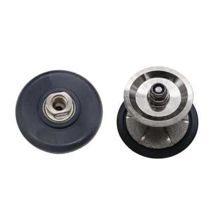 StoneDT Full Bullnose Diamond Profile Wheel, Hand Profiler Router Bit Wheel for Granite Marble Concrete, 40/50 Grit, Shape V, 5/8鋳-11 Thread
