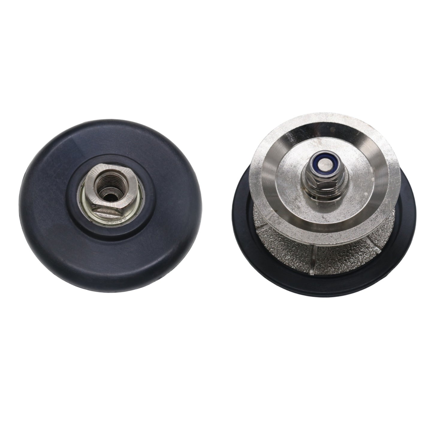 StoneDT Full Bullnose Diamond Profile Wheel, Hand Profiler Router Bit Wheel for Granite Marble Concrete, 40/50 Grit, Shape V, 5/8鋳-11 Thread