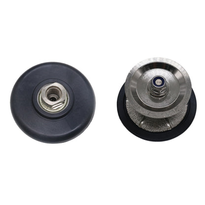 StoneDT Full Bullnose Diamond Profile Wheel, Hand Profiler Router Bit Wheel for Granite Marble Concrete, 40/50 Grit, Shape V, 5/8鋳-11 Thread