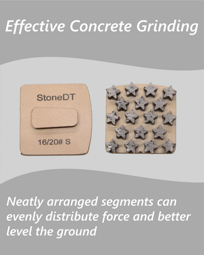 Diamond Grinding Shoes, 9PCS Concrete Grinding Disc Fit with Lavina Onfloor Grinder