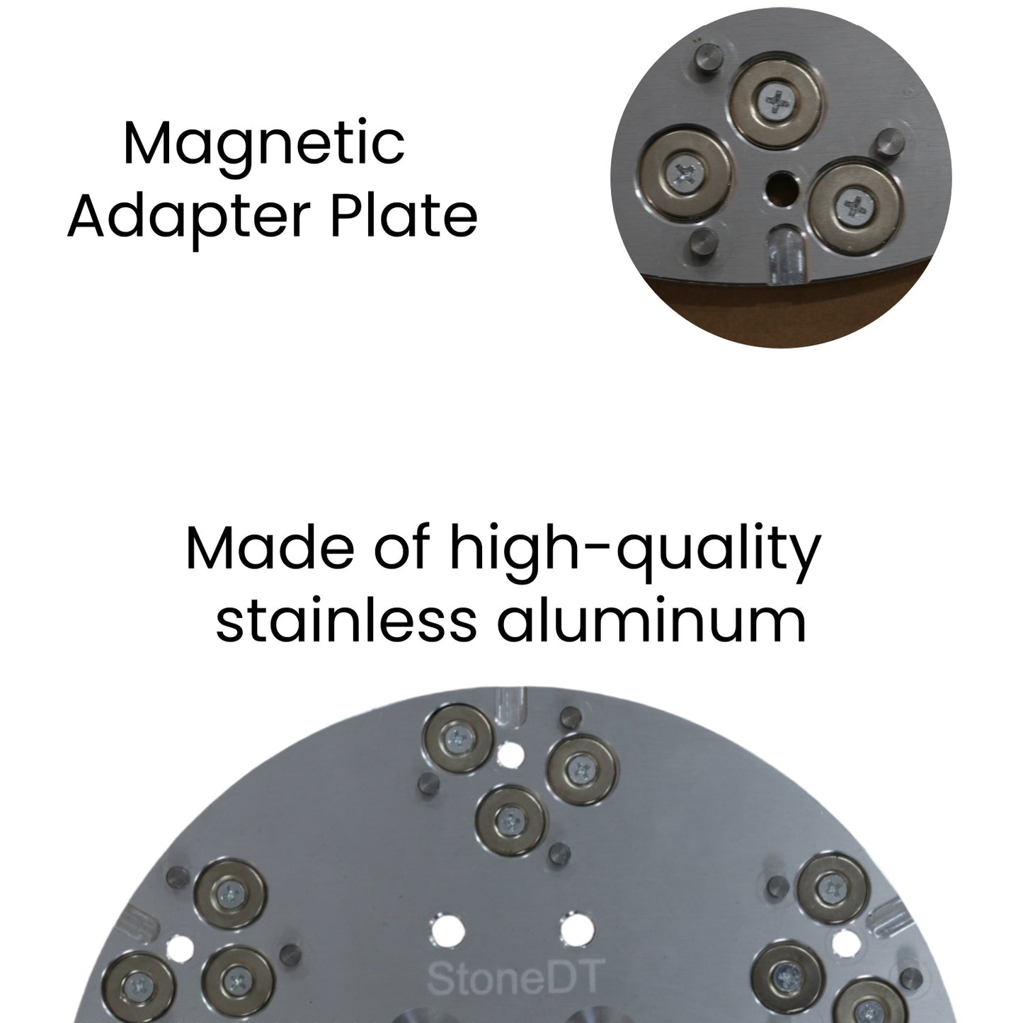 10" Magnetic Adapter Plate Fit with Edco Blastrac MK Grinders