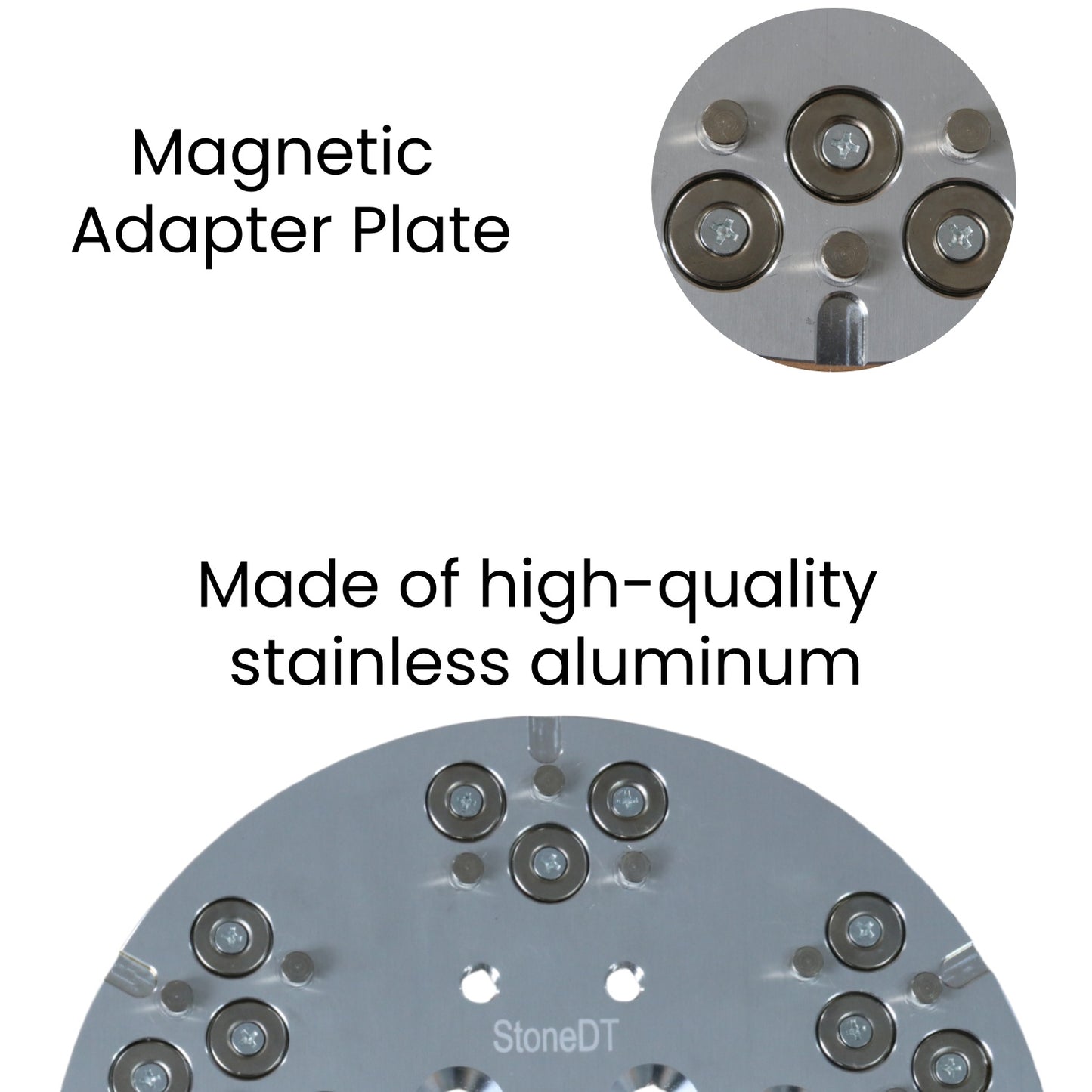 10" Magnetic Adapter Plate Fit with Edco Blastrac MK Grinders