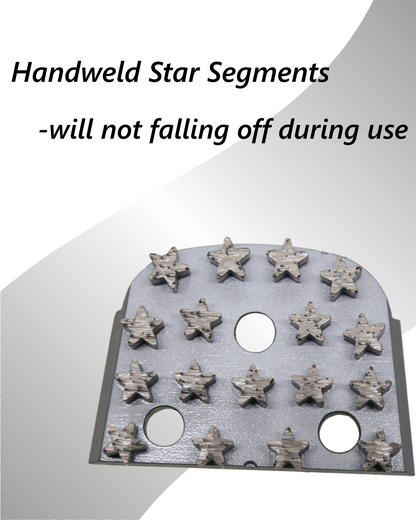 Diamond Grinding Shoes, 9PCS Concrete Grinding Disc Fit with Lavina Onfloor Grinder