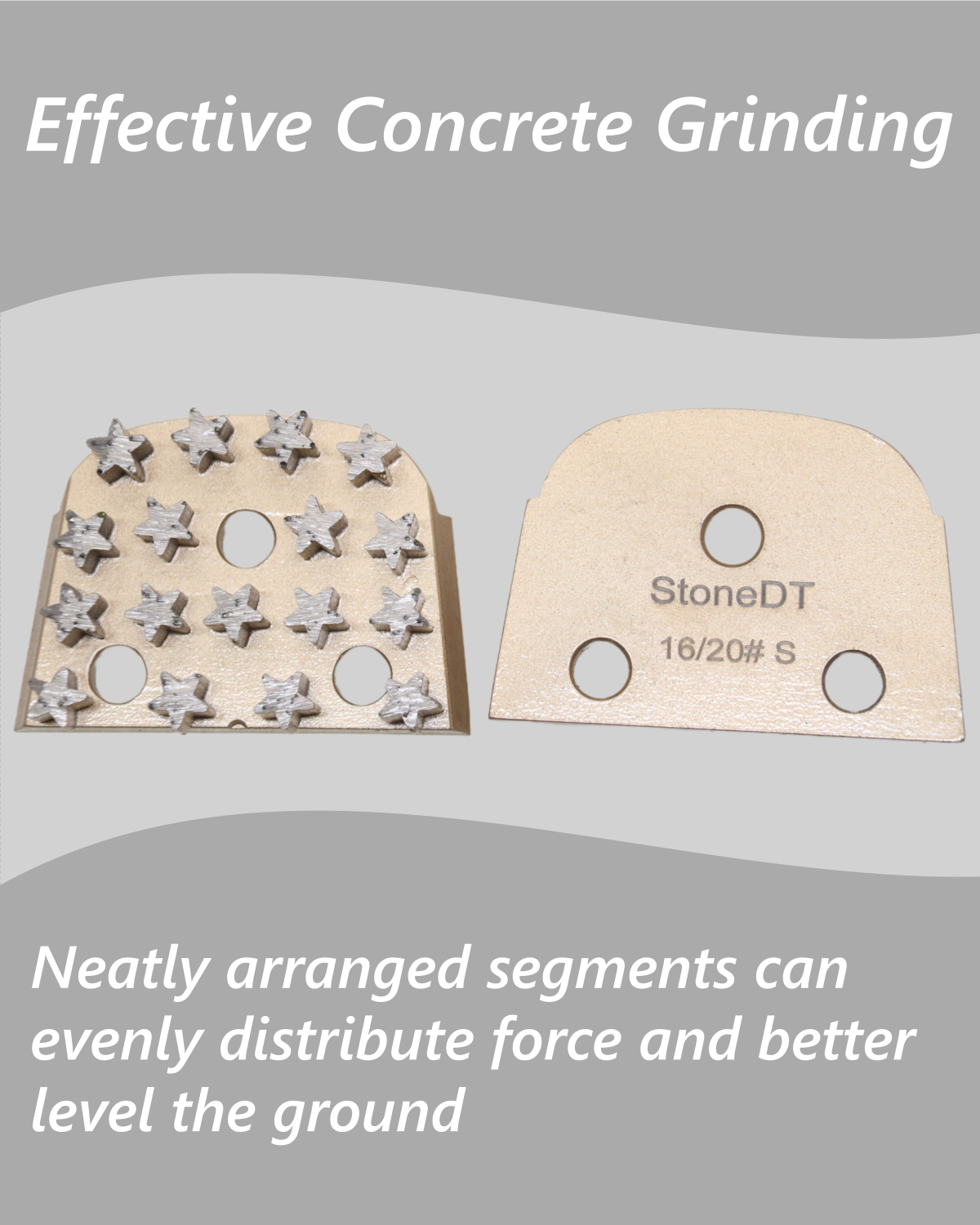 Diamond Grinding Shoes, 9PCS Concrete Grinding Disc Fit with Lavina Onfloor Grinder