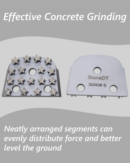 Diamond Grinding Shoes, 9PCS Concrete Grinding Disc Fit with Lavina Onfloor Grinder